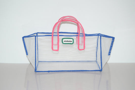 Mimisalon Mesh Basket Summer Bag Picnic Camping Sports Bag Swimming Pool Bag