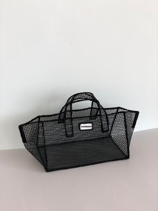 Mimisalon Mesh Basket classic version Summer Bag Picnic Camping Sports Bag Swimming Pool Bag