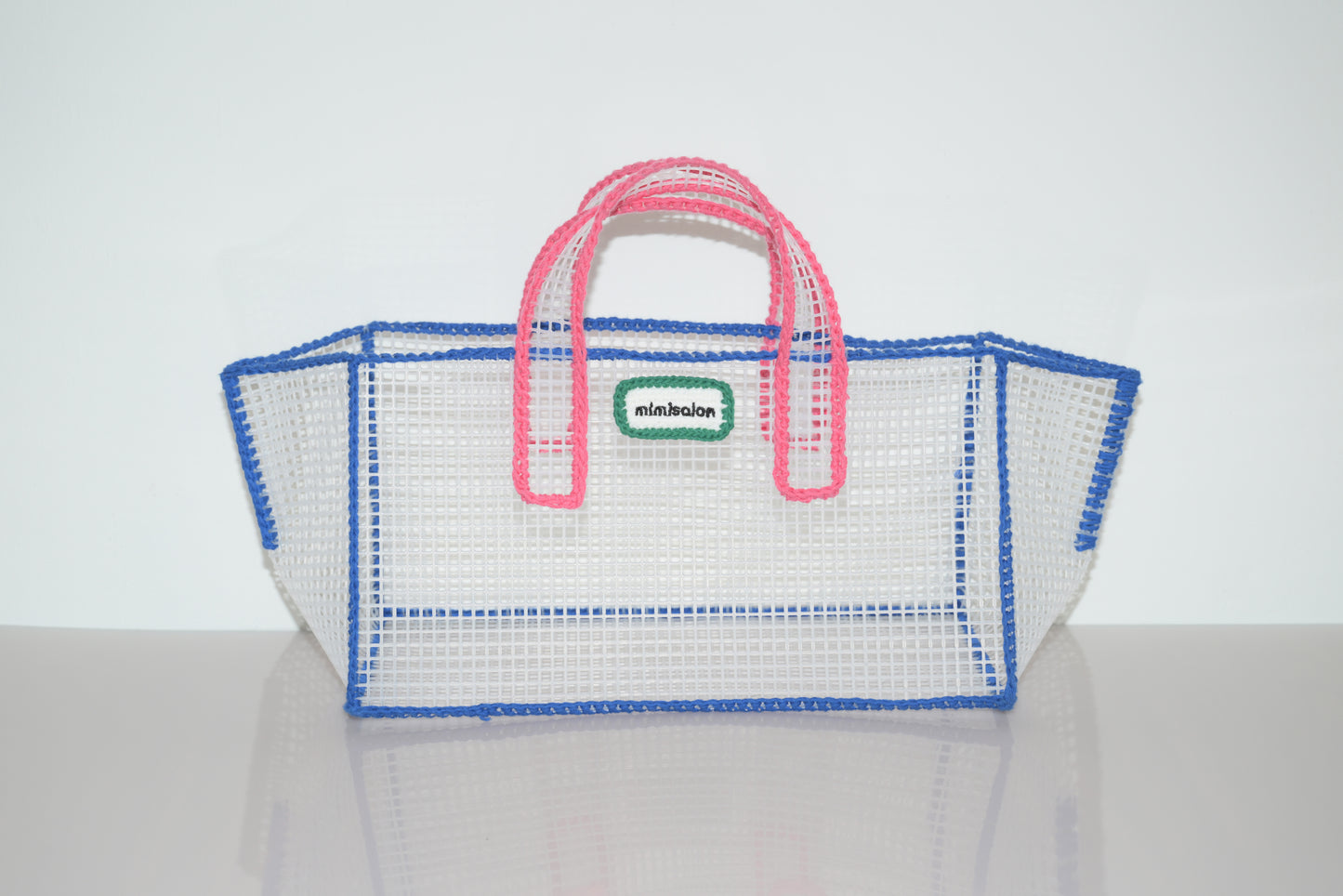 Mimisalon Mesh Basket Summer Bag Picnic Camping Sports Bag Swimming Pool Bag