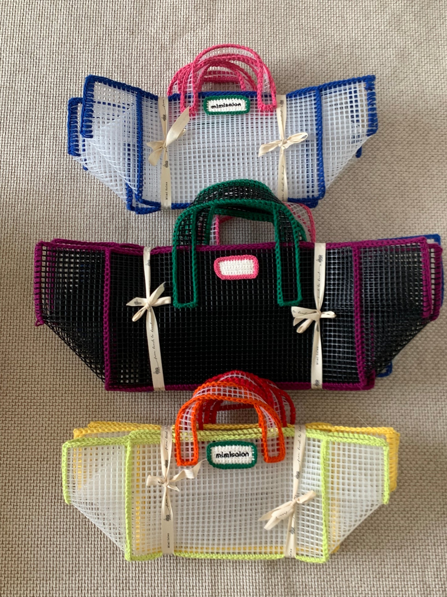 Mimisalon Mesh Basket Summer Bag Picnic Camping Sports Bag Swimming Pool Bag