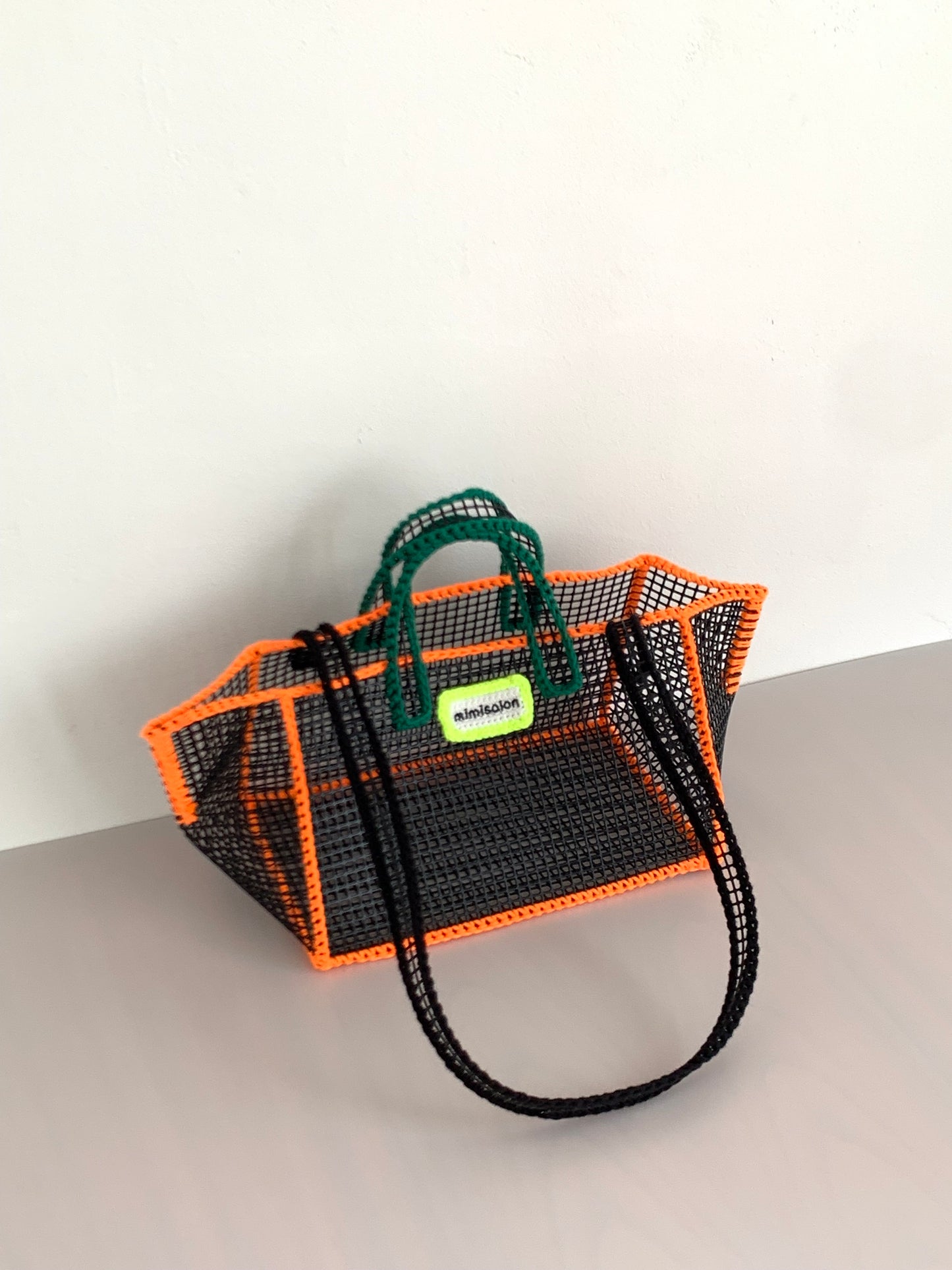 Mimisalon Mesh Basket Summer Bag Picnic Camping Sports Bag Swimming Pool Shoulder version