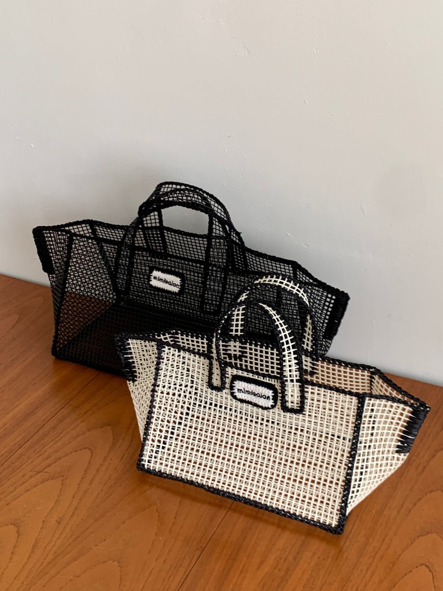 Mimisalon Mesh Basket classic version Summer Bag Picnic Camping Sports Bag Swimming Pool Bag