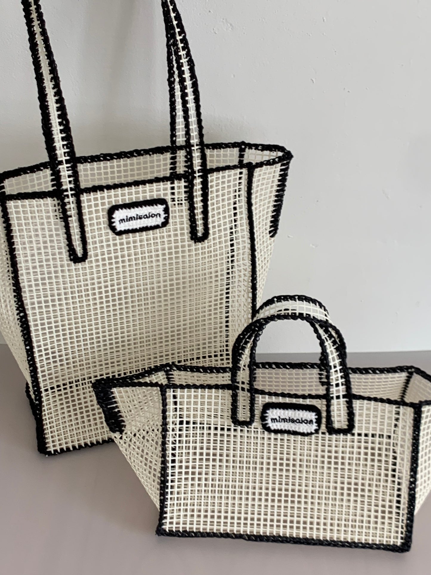 Mimisalon Mesh Basket classic version Summer Bag Picnic Camping Sports Bag Swimming Pool Bag